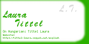 laura tittel business card